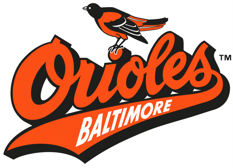 Baltimore Orioles 1992-1994 Primary Logo iron on paper